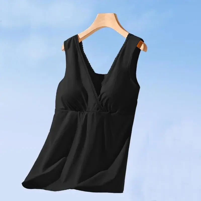 Breastfeeding Vest Modal Maternity Tanks Nursing Bra Nurse Tanks for Pregnant Women Pregnancy Feeding Clothing - Slobuy