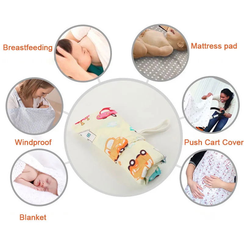 Breastfeeding towel out breastfeeding shawl Nursing Cover Cover Up Blanket Indoor Outdoor Breastfeeding Cover - Slobuy