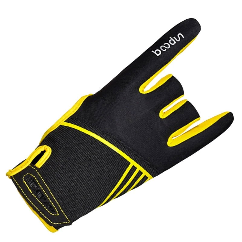 Breathable Elastic Bowling Gloves Half Finger Instrument Sports Gloves Mittens Grip Protective Gloves Bowling supplies - Slobuy