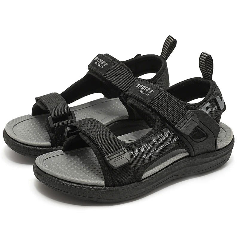 Breathable Sport Sandals Summer Sandals for Boys Casual Beach Shoe Comfortable Soft Sole Kids Fashion Non-slip Sandalias - Slobuy