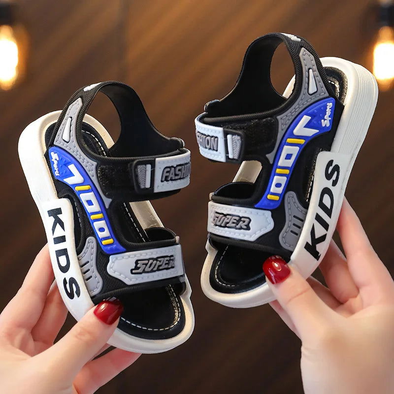Breathable Sport Sandals Summer Sandals for Boys Casual Beach Shoe Comfortable Soft Sole Kids Shoes Fashion Non-slip Sandalias - Slobuy