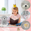 Breathing Bear Baby Soothing Otter Plush Doll Toy Baby Kids Soothing Music Baby Sleeping Companion Sound and Light Doll Toy Gift - Slobuy