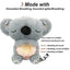 Breathing Bear Baby Soothing Otter Plush Doll Toy Baby Kids Soothing Music Baby Sleeping Companion Sound and Light Doll Toy Gift - Slobuy