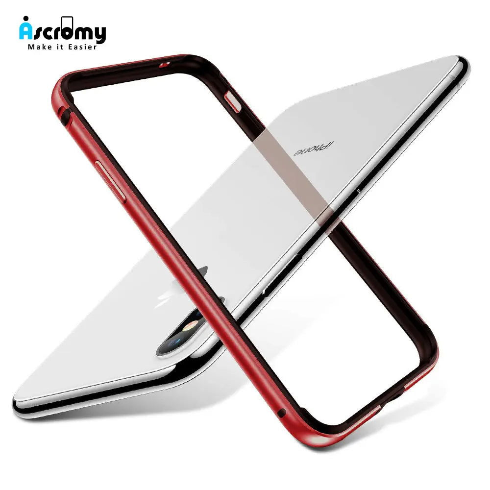 Bumper Case For iPhone 15 14 Plus 13 12 Mini 11 Pro Max 12Pro 11Pro 14pro XR Luxury Aluminum Metal Phone Blue Black Accessories - Slobuy
