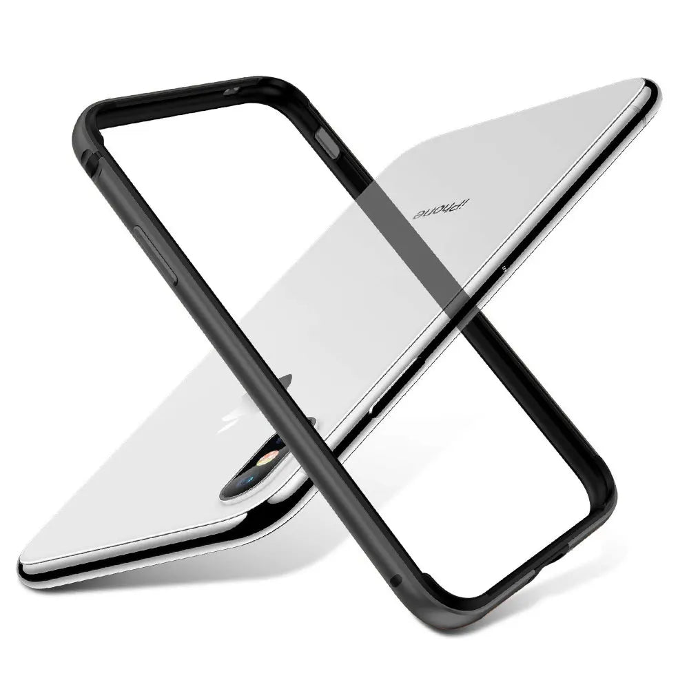 Bumper Case For iPhone 15 14 Plus 13 12 Mini 11 Pro Max 12Pro 11Pro 14pro XR Luxury Aluminum Metal Phone Blue Black Accessories - Slobuy
