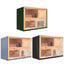 Bunny Rabbit Hutch Cover for Winter Garden Outdoor Waterproof Small Animal Cage Crate Cover UV Resistant Heavy Duty Pets - Slobuy