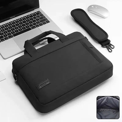 Business Laptop Bag Case Shoulder Tote Bag Notebook Bag Briefcase For 13 15 17 Inch Macbook Air Pro HP Huawei Asus Dell - Slobuy