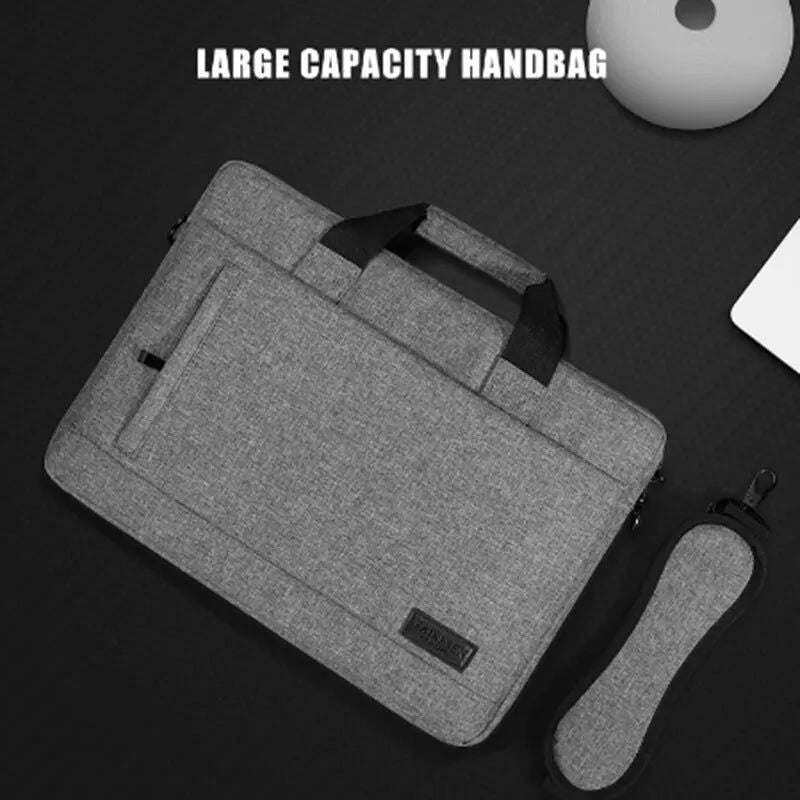 Business Laptop Bag Case Shoulder Tote Bag Notebook Bag Briefcase For 13 15 17 Inch Macbook Air Pro HP Huawei Asus Dell - Slobuy
