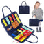 Busy Board Montessori Toys for Toddlers Sensory Toy Preschool Learning Educational Travel Activities For Boys Fine Motor Skills - Slobuy