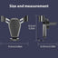 C5 Car Multi-function Mobile Phone Bracket Sun Visor Mirror Dashboard GPS Smartphone Bracket General Accessories - Slobuy