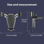 C5 Car Multi-function Mobile Phone Bracket Sun Visor Mirror Dashboard GPS Smartphone Bracket General Accessories - Slobuy