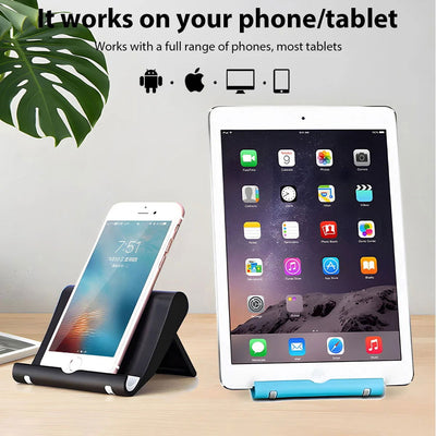 CASEPOKE Desktops Holder for Apple Samsung Xiaomi Lenovo Phone Adjustable Tablet Stand for iPad Accessories Folding Bracket - Slobuy