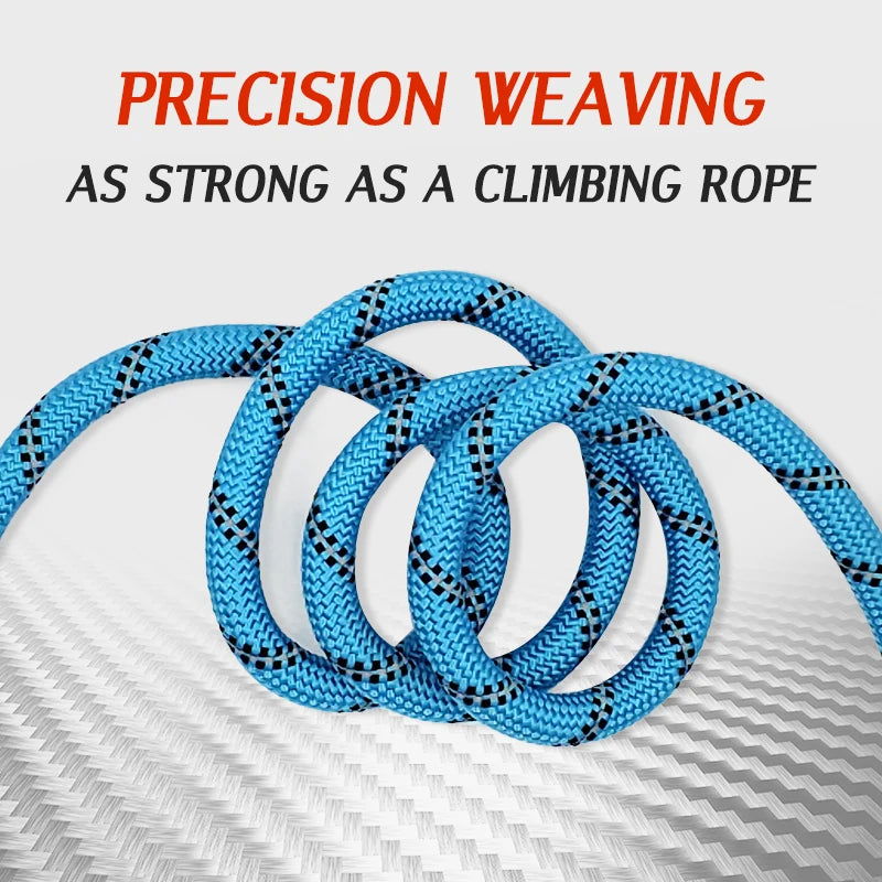 CAWAYI KENNEL Reflective Nylon Leashes Pet Dogs Chain Traction Rope Leads for Running Free Hands Rope Chain for Small Large Dogs - Slobuy