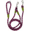 CAWAYI KENNEL Reflective Nylon Leashes Pet Dogs Chain Traction Rope Leads for Running Free Hands Rope Chain for Small Large Dogs - Slobuy
