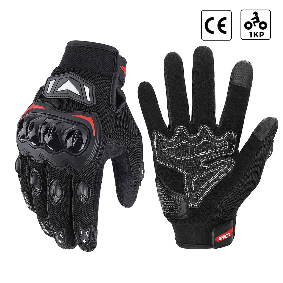 CE Motorcycle Gloves Summer Riding Gloves Hard Knuckle Touchscreen Motorbike Tactical Gloves For Dirt Bike Motocross ATV UTV - Slobuy