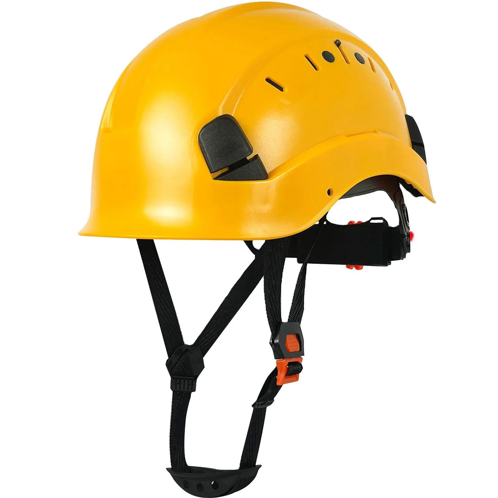 CE Work Safety Hard Hat for Engineer Slotted Ventilated Construction Safety Helmet for Men & Women Industrial Adjustable Ratchet - Slobuy