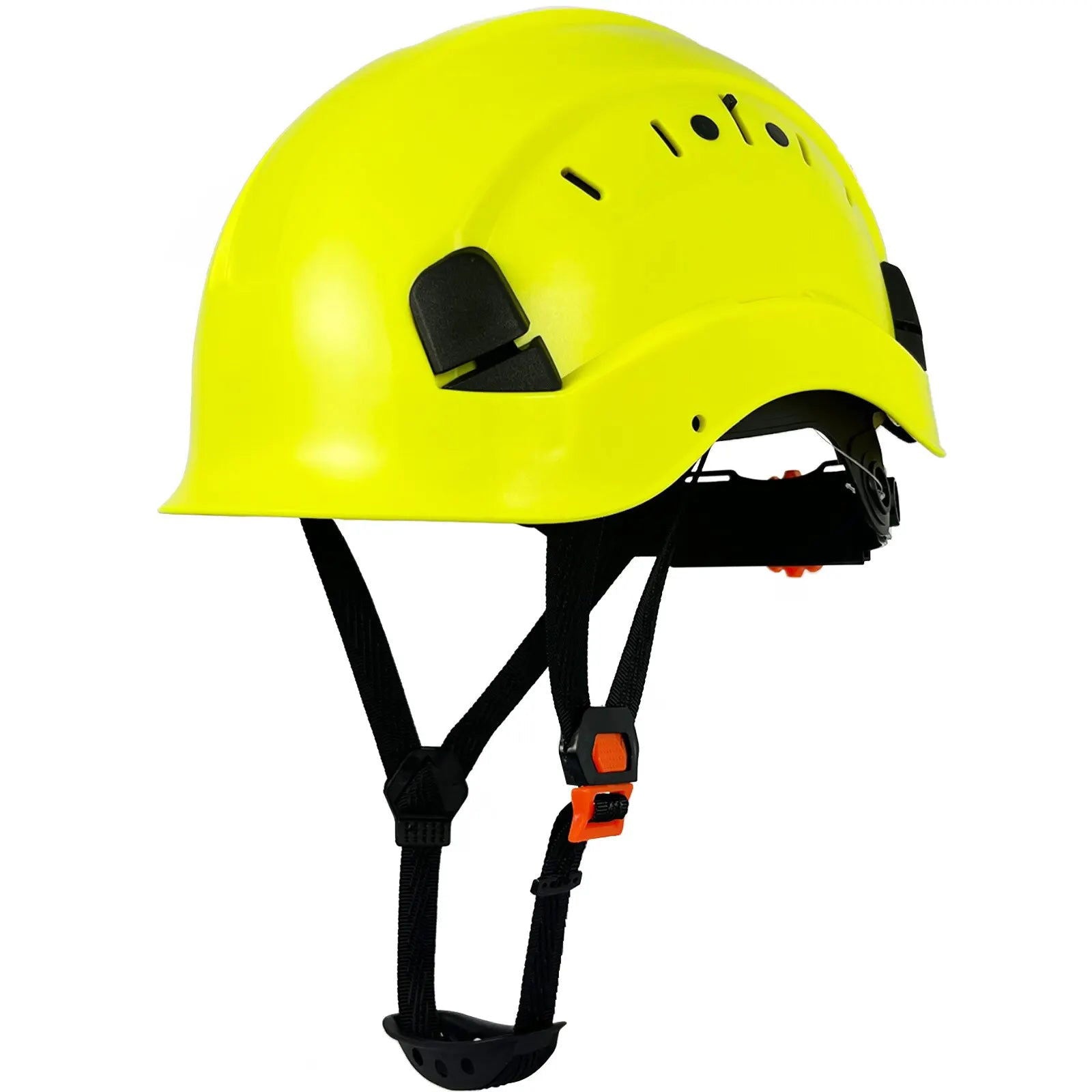 CE Work Safety Hard Hat for Engineer Slotted Ventilated Construction Safety Helmet for Men & Women Industrial Adjustable Ratchet - Slobuy