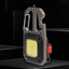 COB Keychain Work Light with Battery Display 8Mode Rechargeable High Lumens Portable LED Light for Camping Hiking Running - Slobuy