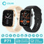 COLMI P71 Voice Calling Smartwatch Men Health Monitoring IP68 Waterproof Smart Notifications Voice Assistant Smart Watch Women - Slobuy