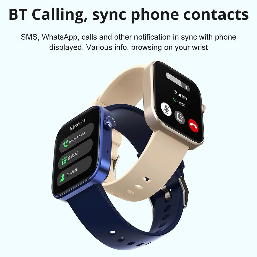 COLMI P71 Voice Calling Smartwatch Men Health Monitoring IP68 Waterproof Smart Notifications Voice Assistant Smart Watch Women - Slobuy