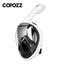 COPOZZ Professional Snorkeling Diving Mask Underwater Scuba Full Face Snorkel Mask Anti Fog Goggles for Adult Swimming Equipment - Slobuy