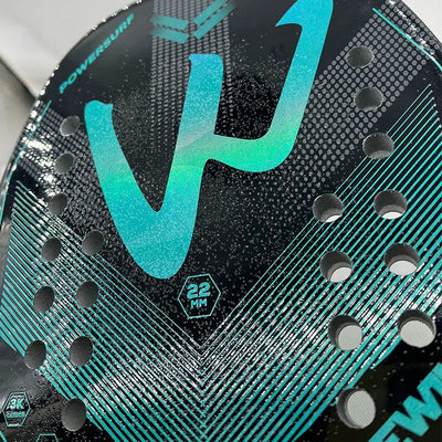 Camewin 3K Holographic Beach Tennis Racket, Full Carbon Fiber Frame, Kit Feminino, Rude Tratamento de Superfície, Iniciante, 202 - Slobuy
