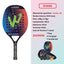Camewin 3K Holographic Beach Tennis Racket, Full Carbon Fiber Frame, Kit Feminino, Rude Tratamento de Superfície, Iniciante, 202 - Slobuy