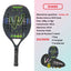 Camewin 3K Holographic Beach Tennis Racket, Full Carbon Fiber Frame, Kit Feminino, Rude Tratamento de Superfície, Iniciante, 202 - Slobuy