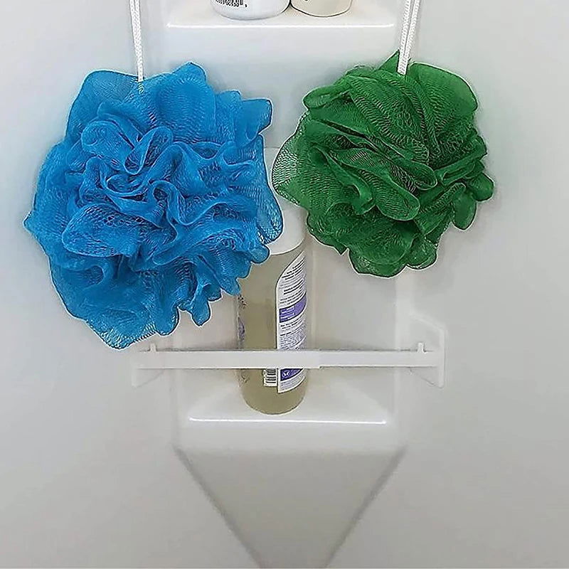 Camper Rv Travel Trailer Bathroom Shower Corner Shelf Storage Bar Protect Shower Supplies Camping Car Accessory White Sturdy - Slobuy