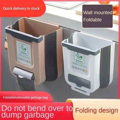 Camping Car Accessory Foldable Trash Can Large-Capacity Material Easy-to-clean For Motorhome Home Car Kitchen - Slobuy