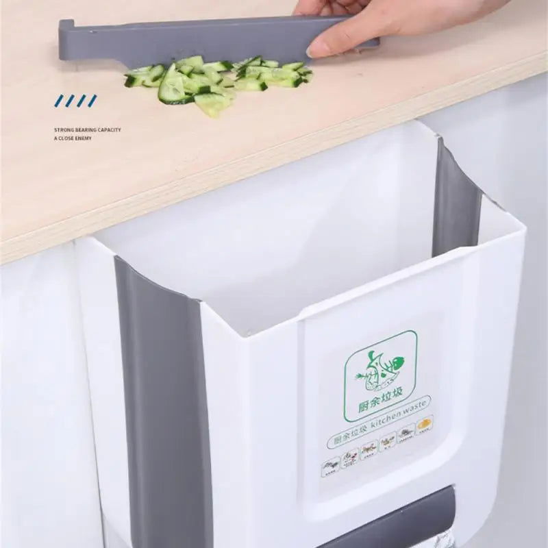 Camping Car Accessory Foldable Trash Can Large-Capacity Material Easy-to-clean For Motorhome Home Car Kitchen - Slobuy