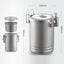 Camping Hiking Rice Cooker Outdoor Portable Picnic Cookware Stainless Steel Pot Multifunctional Travel Cooking Accessory - Slobuy