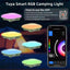 Camping Lantern Rechargeable Smart Light Bluetooth Control by Tuya APP Music Sync RGB LED Tent Lighting 13500mAh Outdoor 80W - Slobuy