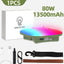 Camping Lantern Rechargeable Smart Light Bluetooth Control by Tuya APP Music Sync RGB LED Tent Lighting 13500mAh Outdoor 80W - Slobuy