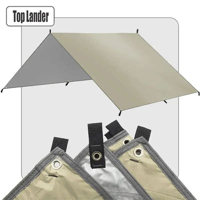 Camping Tarp Waterproof Tent Tourist Awning Shade Garden Canopy Beach Sunshade Outdoor Ultralight Sun Shelter - Slobuy