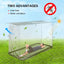 Camping Tent Net Outdoor Net For Camping Hiking Backpacking nti-UV Sunshade Mesh Transparent Cloth Moqi Mesh Tent - Slobuy
