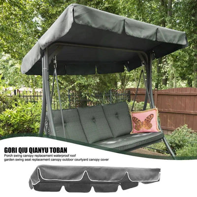 Canopy Swings Top Rain Cover Garden Courtyard Outdoor Swing Seat Hammock Waterproof Roof Canopy Replacement Swing Chair Awning - Slobuy