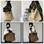 Canvas Crossbody Bags for Women Fashion Crossover Purse Cotton Shoulder Bag - Slobuy