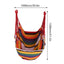 Canvas Hanging Hammock Chair Hanging Rope Swing Bed 200KG Load Bearing For Outdoor Garden Porch Beach Camping Travel no cushion - Slobuy