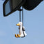 Car Accessorie Car Fragrance Gypsum Cute Anime Swing Duck Pendant Auto Rearview Mirror Ornaments Birthday Gift Auto Decoraction - Slobuy