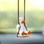 Car Accessorie Car Fragrance Gypsum Cute Anime Swing Duck Pendant Auto Rearview Mirror Ornaments Birthday Gift Auto Decoraction - Slobuy