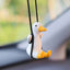 Car Accessorie Car Fragrance Gypsum Cute Anime Swing Duck Pendant Auto Rearview Mirror Ornaments Birthday Gift Auto Decoraction - Slobuy