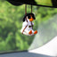 Car Accessorie Car Fragrance Gypsum Cute Anime Swing Duck Pendant Auto Rearview Mirror Ornaments Birthday Gift Auto Decoraction - Slobuy