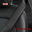 Car Accessories Seat Belt PU Leather Seat Belt Shoulder Cover Comfortable Flash Diamond Inlaid Crown Protect Seat Belt Liner - Slobuy