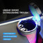 Car Ashtray With LED Light Airtight Lid Multifunctional Vehicle Cup Holder Air Vent Ashtray Trash Can Car Interior Decoration - Slobuy