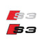 Car Body Rear Trunk ABS Badge S3 S4 S5 S6 S7 S8 Emblem Sticker Decor Accessories for Audi A4 B8 B6 B9 B7 A3 8P 8V 8L A6 C7 C6 C5 - Slobuy