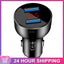 Car Charger Universal Dual Usb Qc 3.0 For Mobile Phones Car Accessories Car Charger Adapter Portable Led Voltmeter Durable - Slobuy