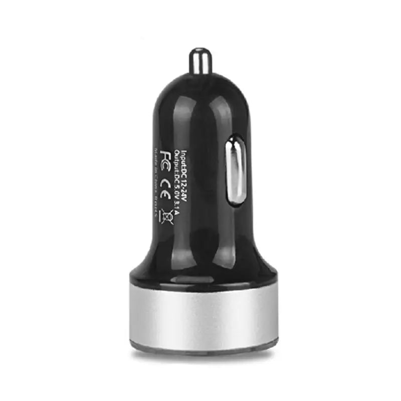Car Charger Universal Dual Usb Qc 3.0 For Mobile Phones Car Accessories Car Charger Adapter Portable Led Voltmeter Durable - Slobuy