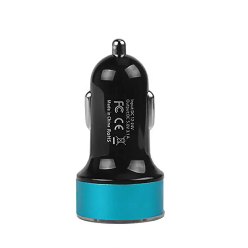 Car Charger Universal Dual Usb Qc 3.0 For Mobile Phones Car Accessories Car Charger Adapter Portable Led Voltmeter Durable - Slobuy