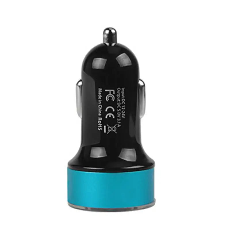 Car Charger Universal Dual Usb Qc 3.0 For Mobile Phones Car Accessories Car Charger Adapter Portable Led Voltmeter Durable - Slobuy